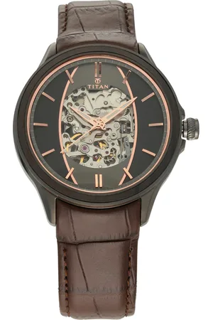 Titan Men Brown Analogue Watch 1793KL01
