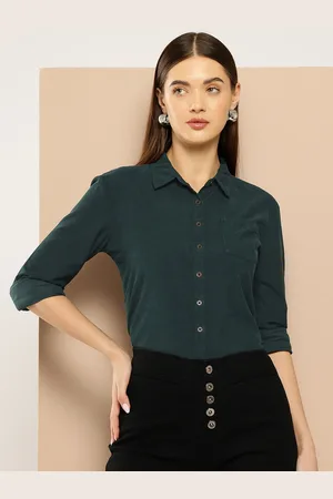 Chemistry Pure Cotton Corduroy Formal Shirt