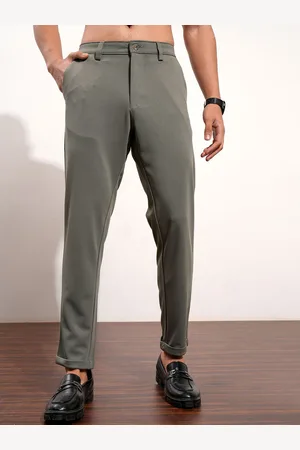 Highlander Men Knitted Slim Fit Chinos Trouser