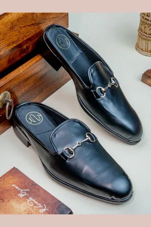 Nidhi Rathi Men Memory Foam Lightweight Mules Horsebit Loafers