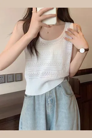 Stylecast Girls White Self Design Top