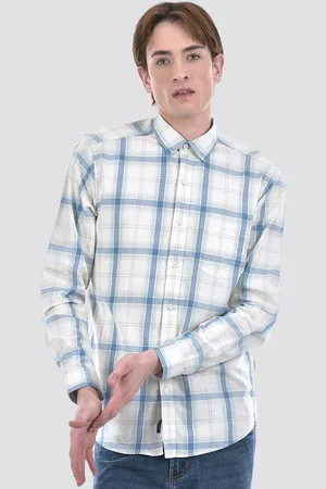 NUMERO UNO Men Checkered Slim Fit Shirt