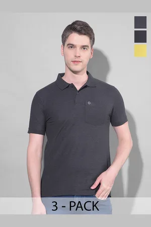 dollar Men 3 Polo Collar Applique T-shirt
