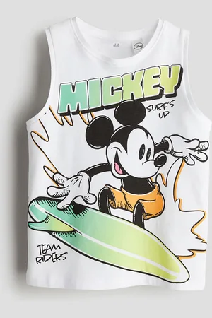H&M Boys Pure Cotton Printed Vest Top