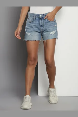 Tommy Hilfiger Women Washed Denim Shorts