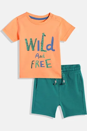 Mothercare Boys Printed Pure Cotton Clothing Set