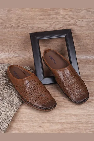 Metro Men Leather Shoe-Style Sandals