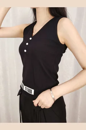 Stylecast Girls Black V-Neck Top