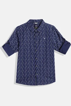 Allen Solly Boys Sport Fit Pure Cotton Printed Casual Shirt
