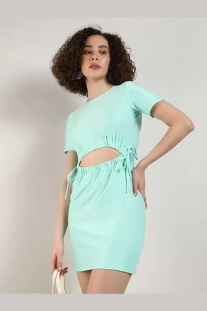 Campus Cut-Outs Cotton Sheath Dress