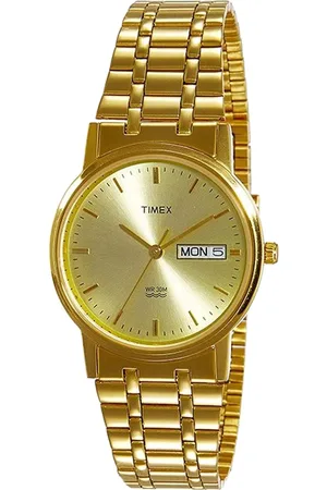 Timex Men Stainless Steel Bracelet Style Straps Analogue Watch A504