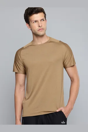 DECATHLON Solid Training or Gym T-shirt
