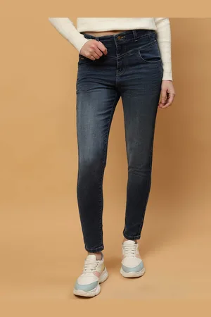 BEATNIK Women Slim Fit High-Rise Light Fade Clean Look Whiskers Stretchable Jeans