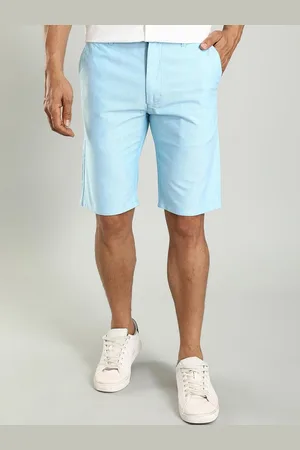 Indian Terrain Men Slim Fit Mid-Rise Pure Cotton Chino Shorts