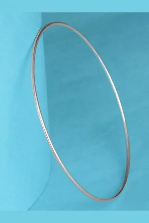 Unniyarcha 92.5 Silver Minimal Plain Bangle