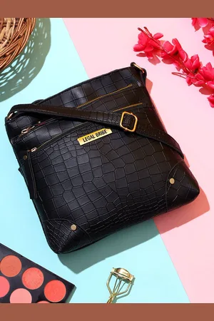Legal Bribe Textured PU Structured Sling Bag