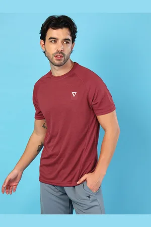 TECHNOSPORT Men Double Cool Slim Fit Sports Tshirt