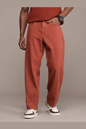 WROGN Men Loose Fit Pure Cotton Jeans