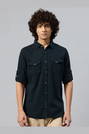 LocoMotive Opaque Casual Denim Shirt