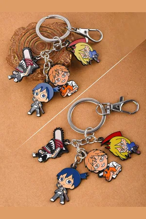 COMICSENSE Chainsaw Man Anime Devil Hunter Metal Key chain