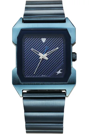 Fastrack Pulse II Men Brass Dial & Stainless Steel Bracelet Straps Analogue Watch 1474QM02