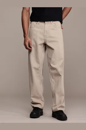 WROGN Men Loose Fit Pure Cotton Jeans