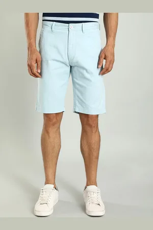 Indian Terrain Men Slim Fit Mid-Rise Regular Cotton Shorts