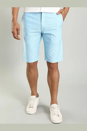 Indian Terrain Men Slim Fit Mid-Rise Regular Cotton Shorts