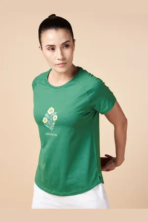 Cult Women Printed Pure Cotton Round Neck Tshirt