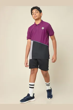 TECHNOSPORT Boys Summer Vacation Polo Collar UPF50 Slim Fit T-shirt