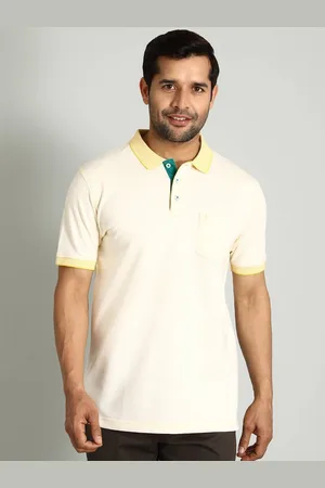 Indian Terrain Men Polo Collar Pockets Cotton T-shirt