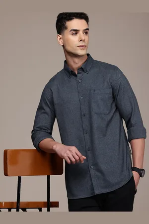 French Connection Men Premium Slim Fit Pure Cotton Casual Shirt