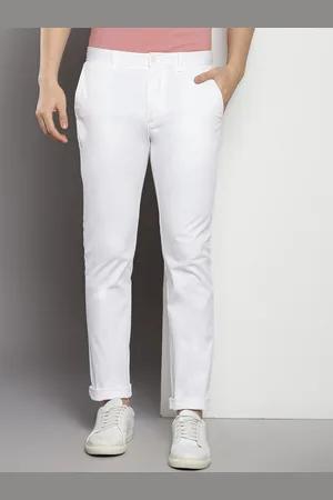 Tommy Hilfiger Men Slim Fit Mid-Rise Chinos Trousers