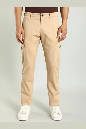 Indian Terrain Men Brooklyn Slim Fit Denim Cargos Trouser
