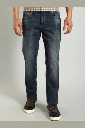 Indian Terrain Men Brooklyn Slim Fit Mid Rise Clean Look Light Fade Stretchable Jeans
