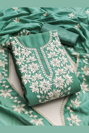 Ishin Embroidered Pure Silk Unstitched Dress Material