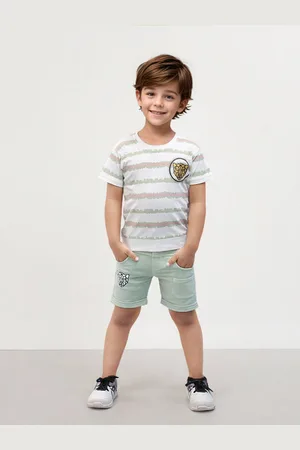 Toonyport Boys Printed Pure Cotton T-shirt With Short