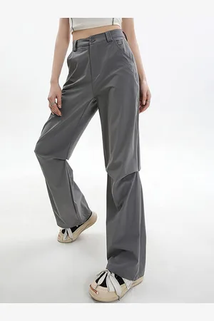 LULU & SKY Women Straight Fit High-Rise Chinos Trousers