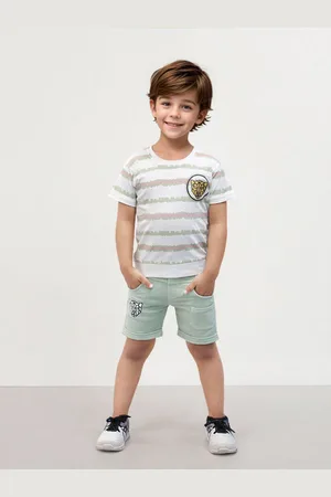 Toonyport Boys Printed Pure Cotton T-shirt With Short