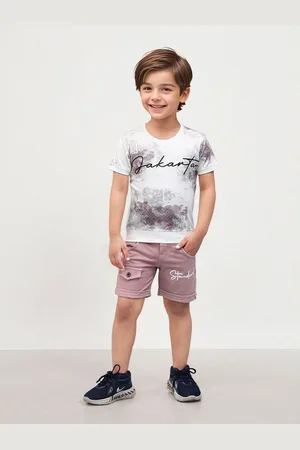 Toonyport Boys Printed Pure Cotton T-shirt With Short