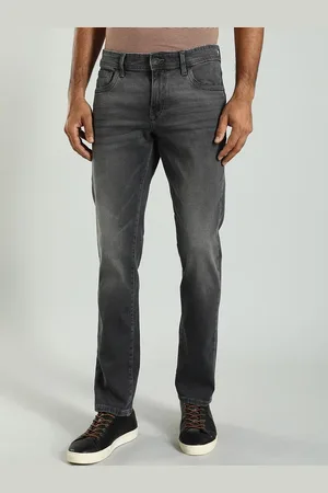 Indian Terrain Men Brooklyn Slim Fit Clean Look Heavy Fade Stretchable Jeans