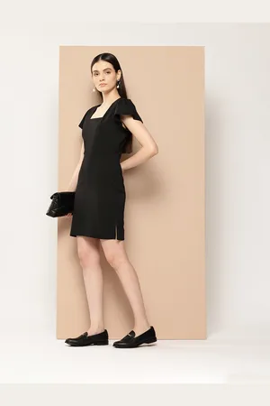 Invictus Flutter Sleeves Formal Sheath Dress