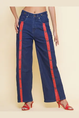 BAESD Women Straight Fit Mid-Rise Clean Look Denim Jeans