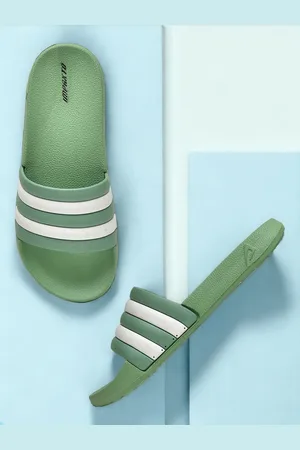 IMPAKTO Women Striped ComfyStep Sliders