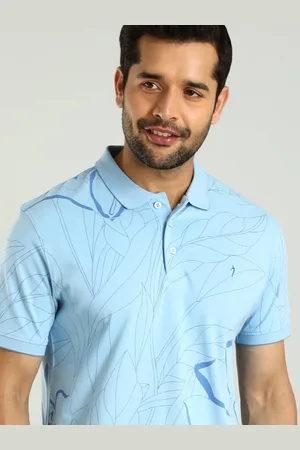 Indian Terrain Men Printed Polo Collar T-shirt