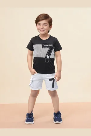 Toonyport Boys Printed Pure Cotton T-shirt With Short