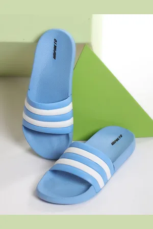 IMPAKTO Women Striped Sliders