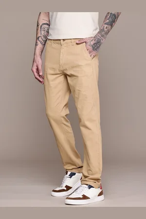 WROGN Men Slim Fit Chinos Trousers
