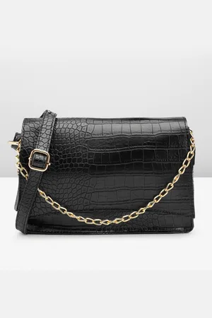 Fastrack Croc Textured Sling Bag