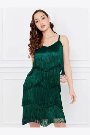 Martini Fringed Bodycon Dress